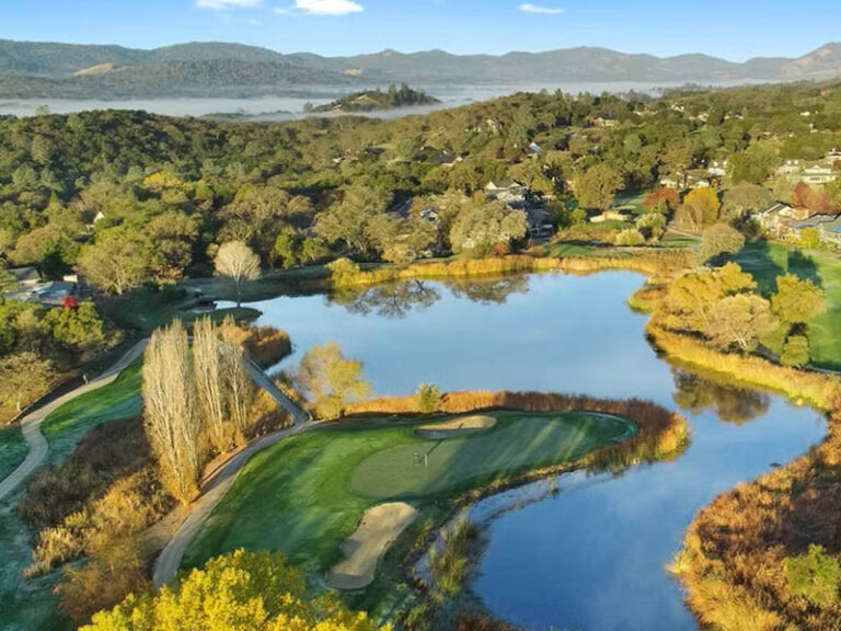 Greenhorn Creek Golf Resort aerial view